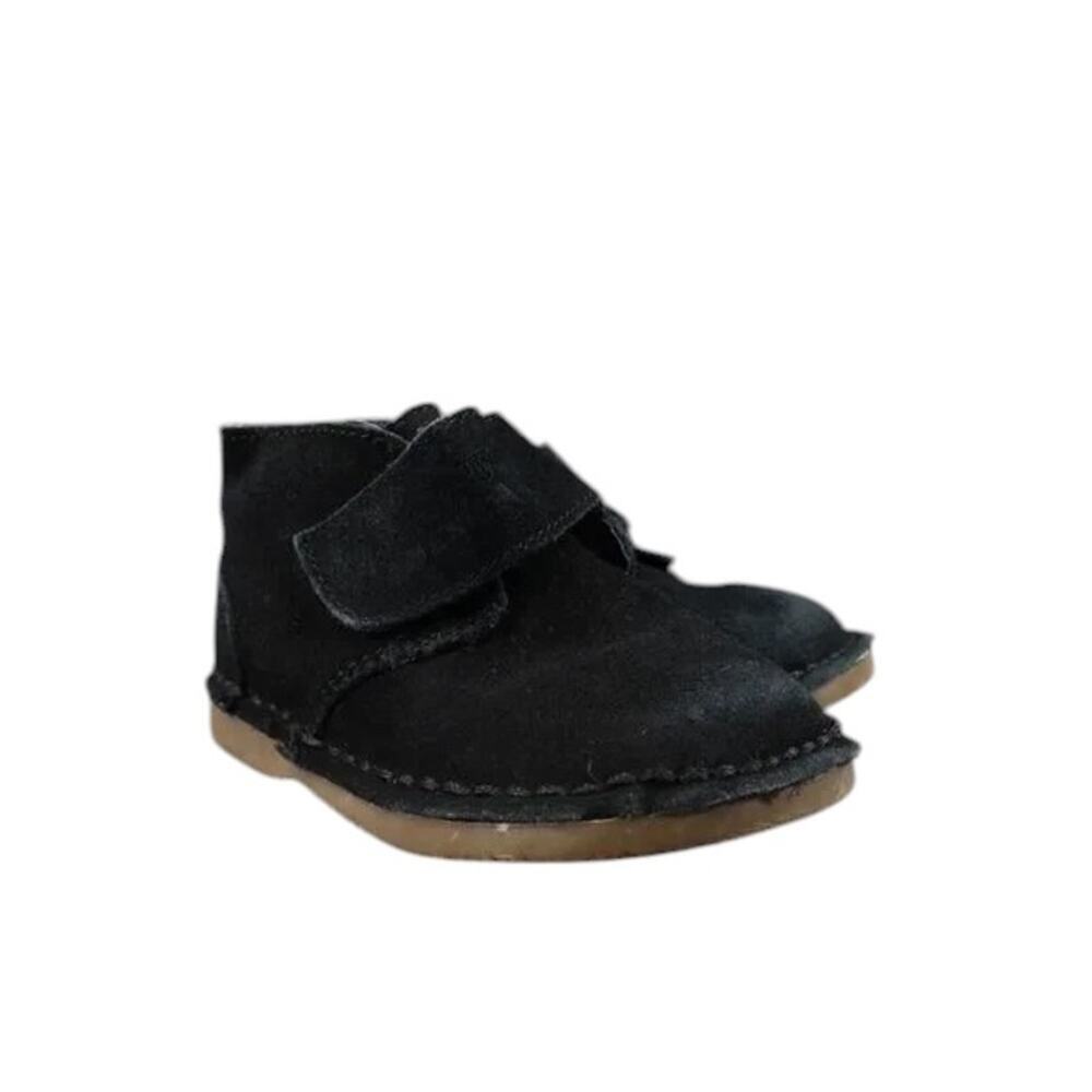 Perry Ellis America Shoes Toddler 8 Chukka Boots Leather Easy On Classic Black